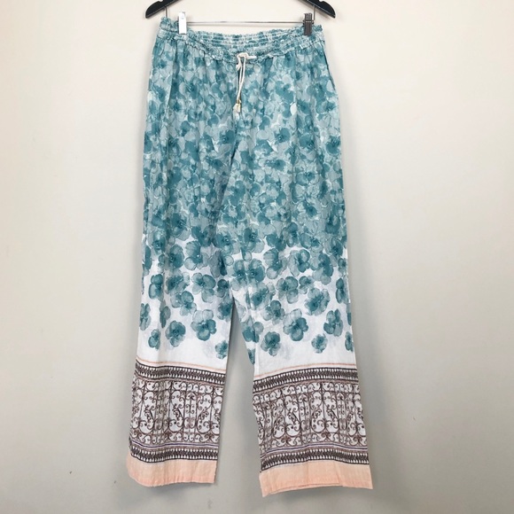 Anthropologie Pants - ANTHRO Eloise High Rise Garden Gate Lounge Pants
